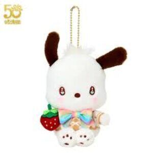 Sanrio Pochacco Strawberry News 50th Anniversary Plush